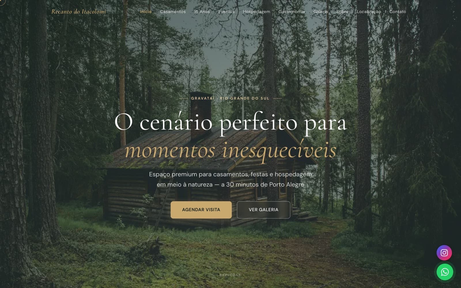 Recanto do Itacolomi — Home